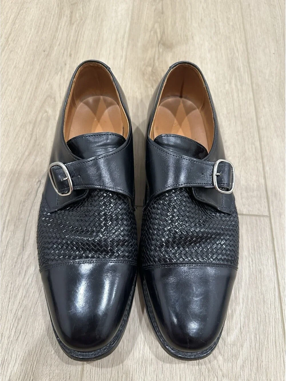 Allen Edmonds TULANE Monkstrap 8.5D Black